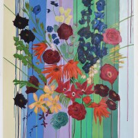 Deconstructed-Flowers-8-acrylic-on-paper-42-x-34