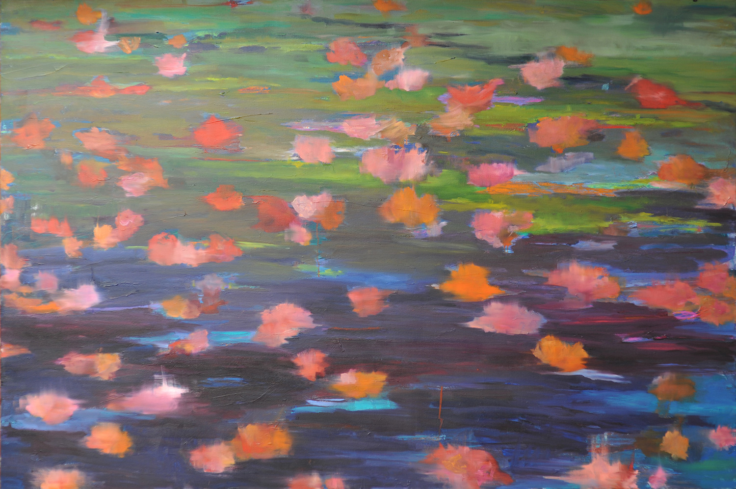 Camellias-Descanso-Gardens-oil-on-canvas-48-x-72