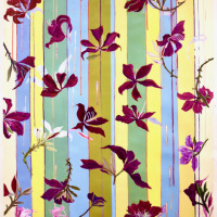 *Bauhinia-acrylic-on-paper-42-x-32